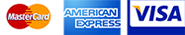 Flexible Payment Methods (MasterCard, American Express, Visa
